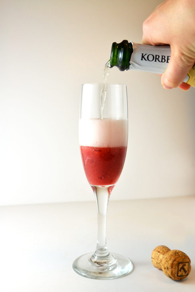 Leftover Cranberry Sauce Bellini - Fridge to Fork