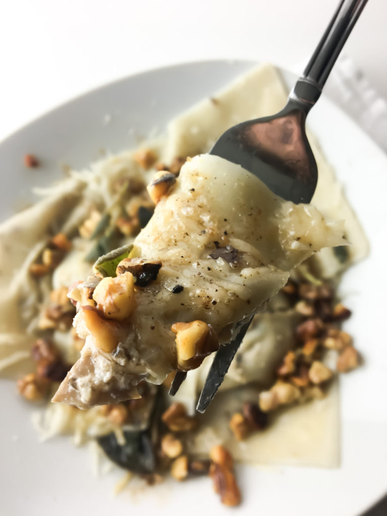 Sausage Mushroom Ravioli - Fridge to Fork