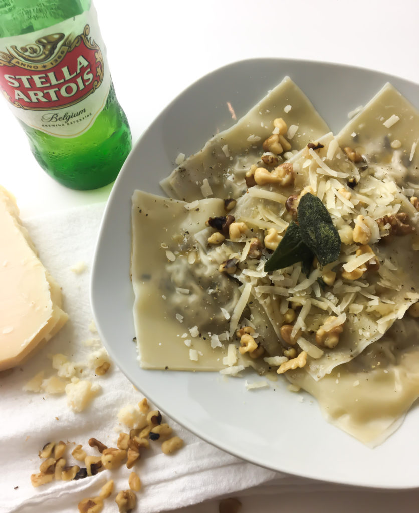 Sausage Mushroom Ravioli - Fridge to Fork