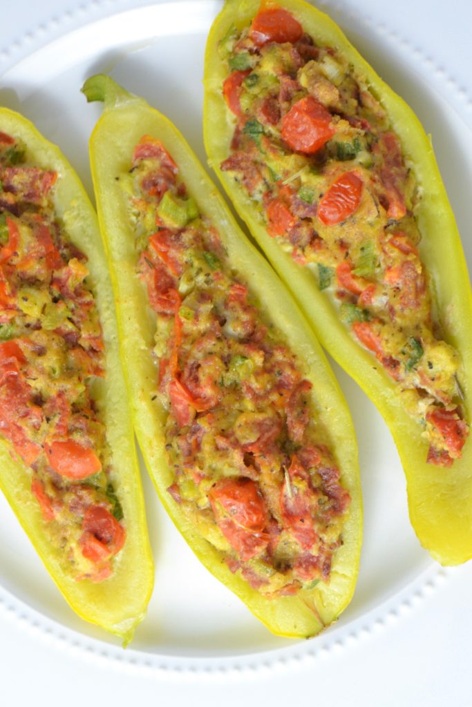 Whole30 Stuffed Squash - Fridge to Fork