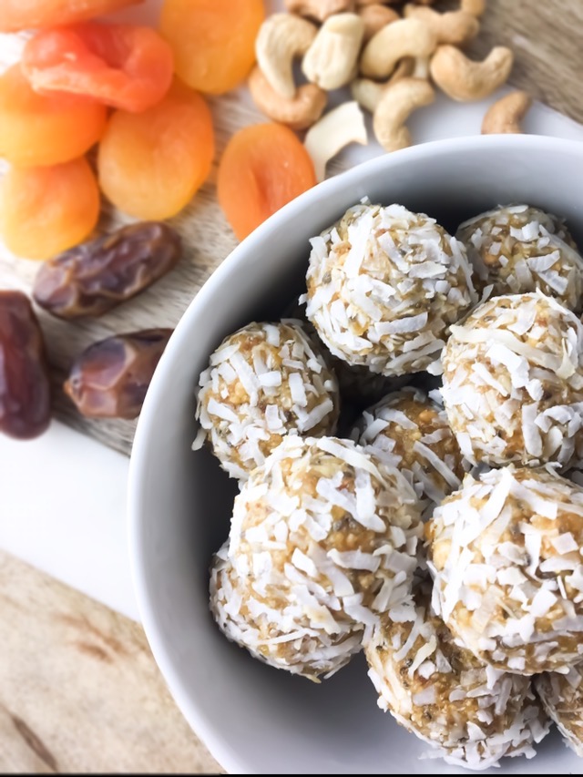 Apricot Energy Balls - Fridge to Fork