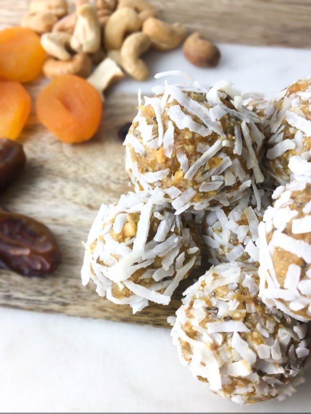 Apricot Energy Balls - Fridge to Fork