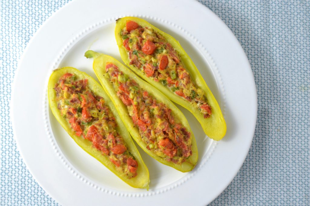 Whole30 Stuffed Squash - Fridge to Fork