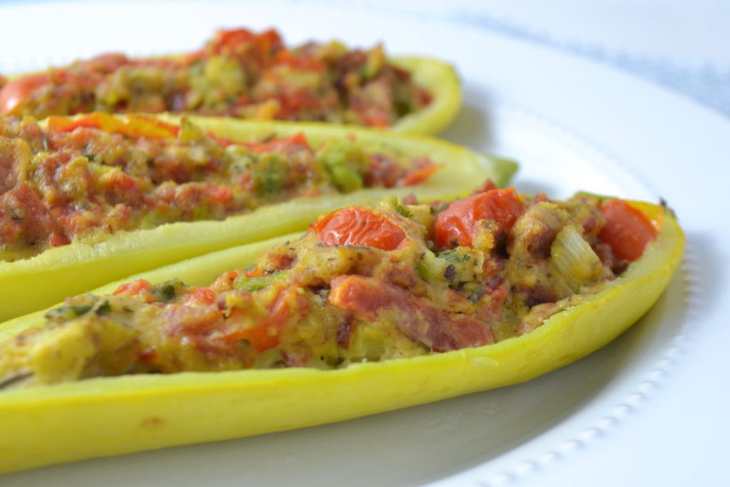 Whole30 Stuffed Squash - Fridge to Fork