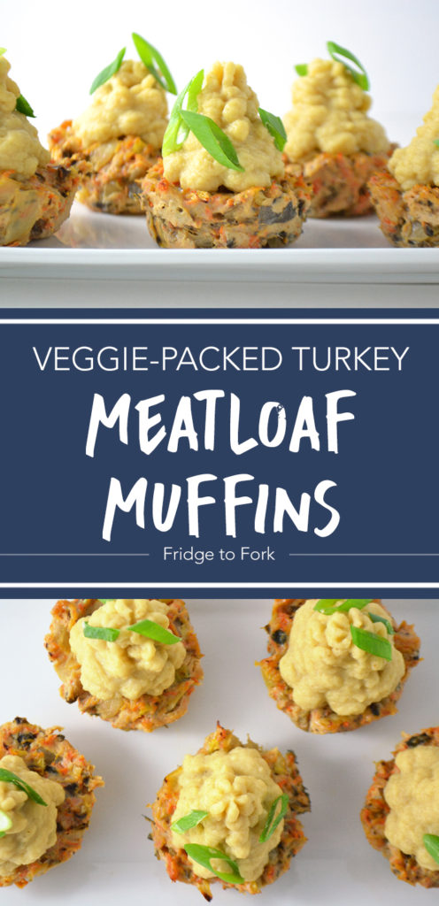 Veggie-Packed Turkey Meatloaf Muffins - Fridge to Fork