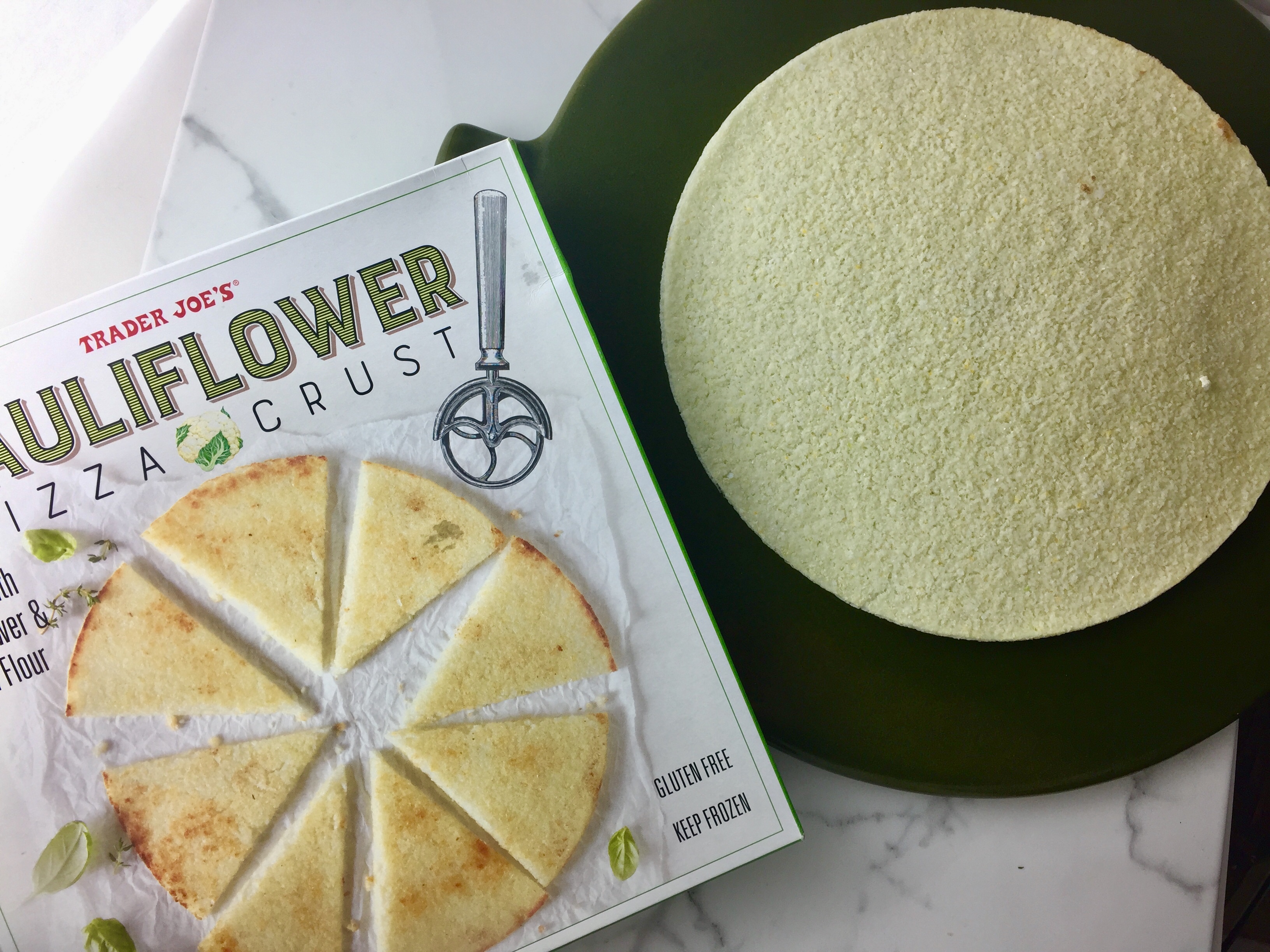 Cauliflower Pizza with Arugula Salad - Fridge to Fork