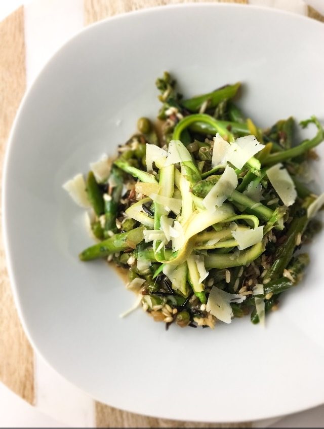 Rice Pilaf with Asparagus + Peas - Fridge to Fork