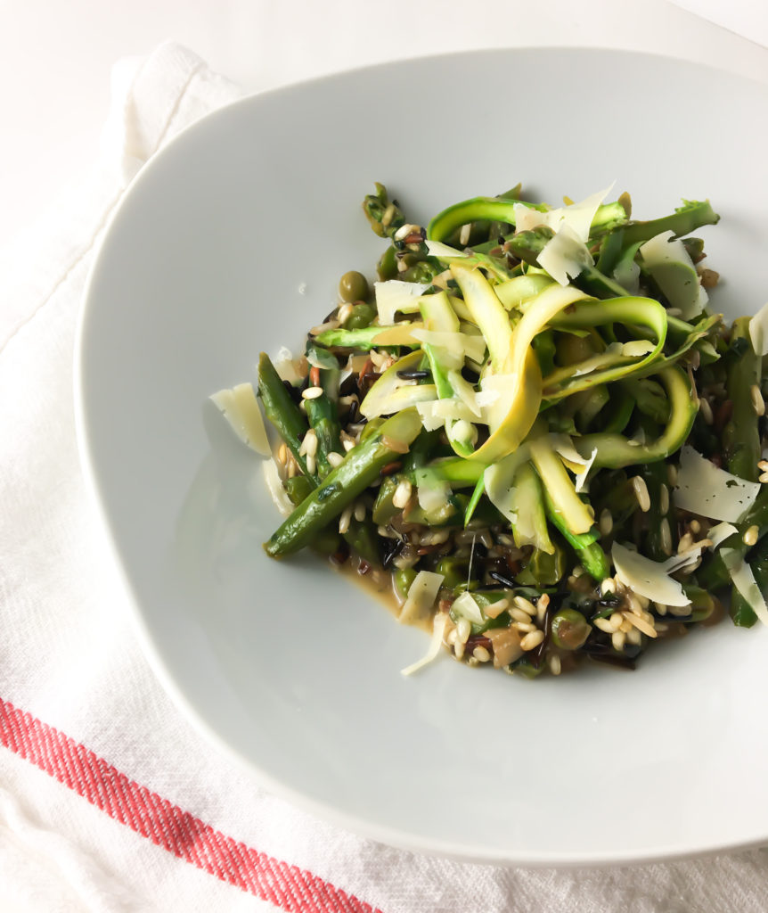 Rice Pilaf with Asparagus + Peas - Fridge to Fork