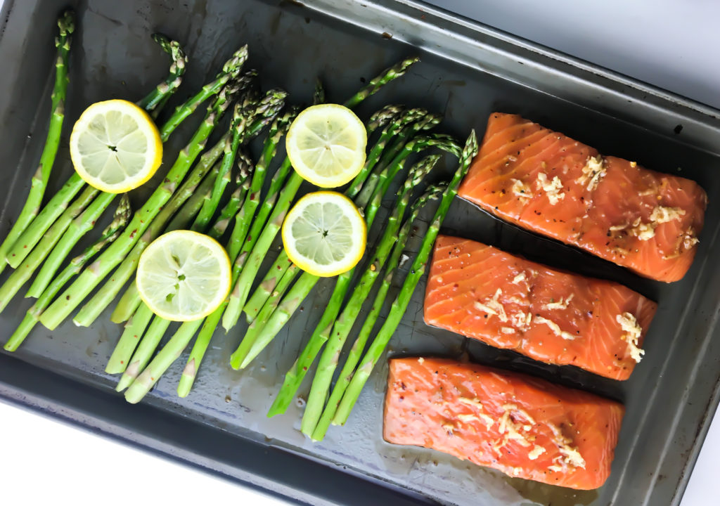 Sheet Pan Salmon + Asparagus - Fridge to Fork