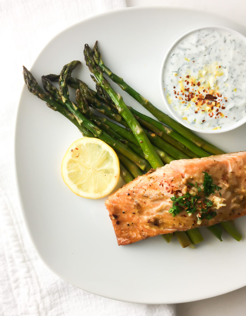 Sheet Pan Salmon + Asparagus - Fridge to Fork