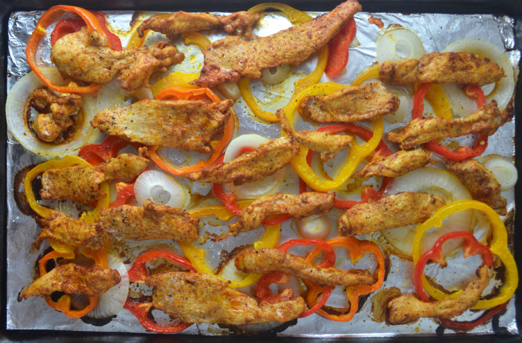 Sheet Pan Chicken Fajita Bowls - Fridge to Fork