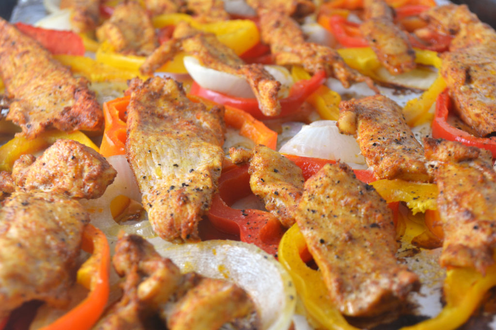 Sheet Pan Chicken Fajita Bowls - Fridge to Fork