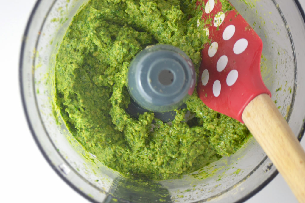 Pumpkin Seed Pesto with Noodles + Tomatoes - Fridge to Fork