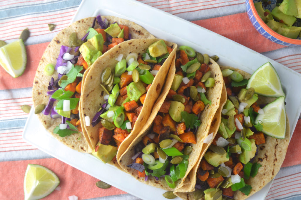 Sweet Potato Black Bean Tacos