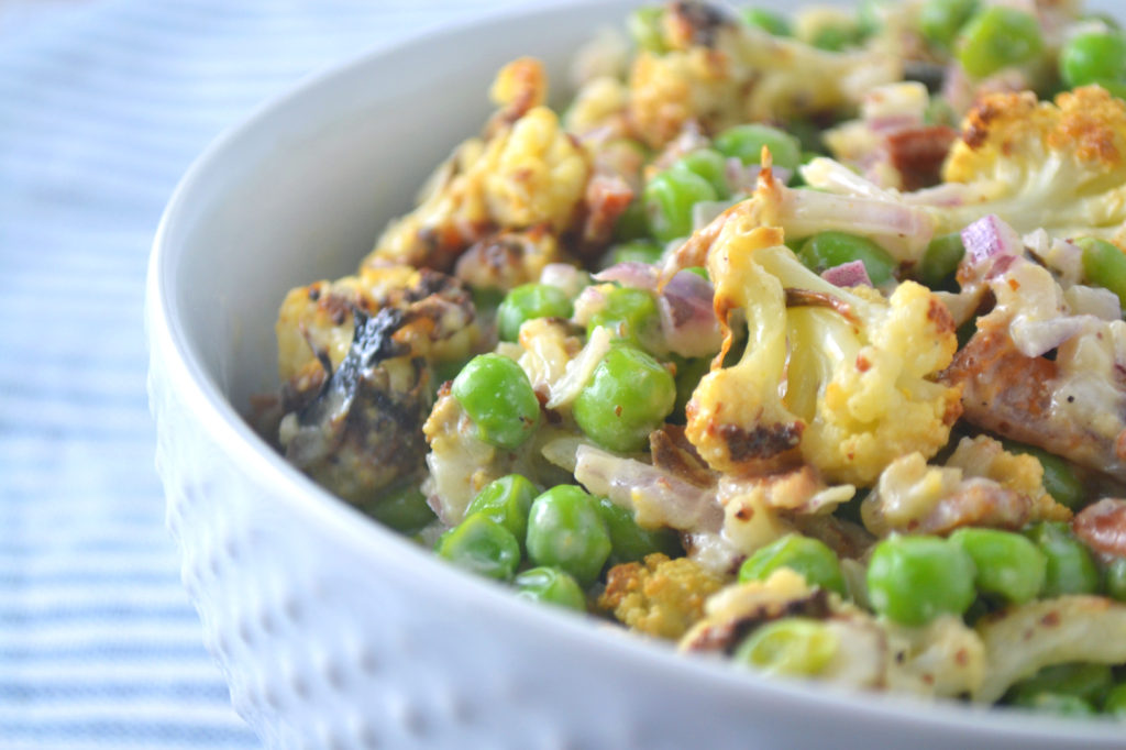 Cauliflower Spring Pea Salad - Fridge to Fork