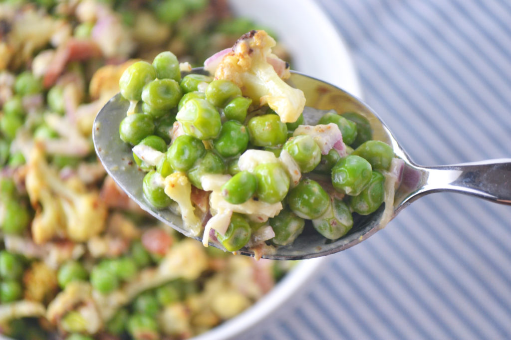 Cauliflower Spring Pea Salad - Fridge to Fork