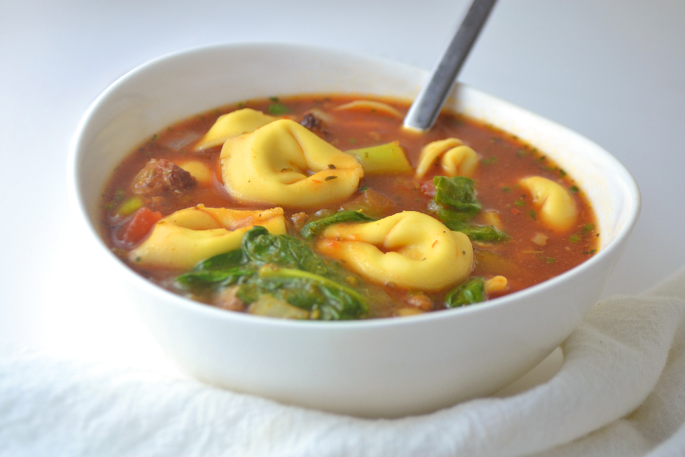 Slow Cooker Tortellini Soup | Fridge to Fork