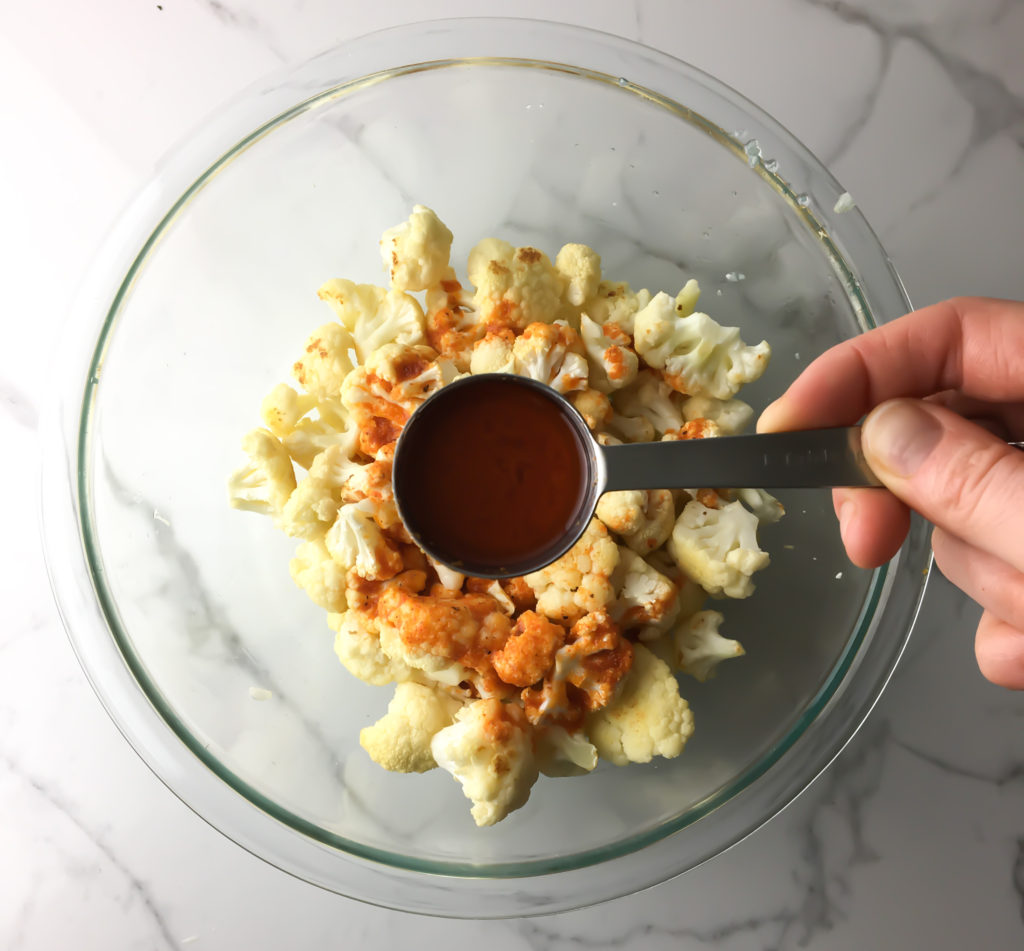 Buffalo Cauliflower with Creamy Gorgonzola Dressing | Fridge to Fork