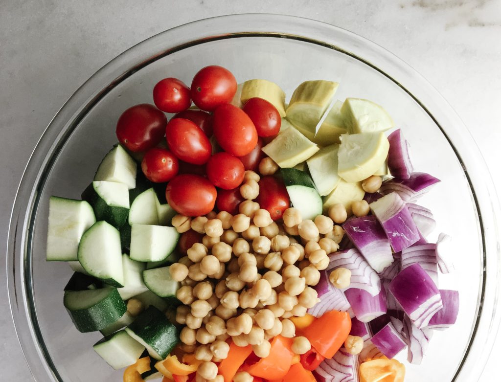 Sheet Pan Mediterranean Chicken + Veggies