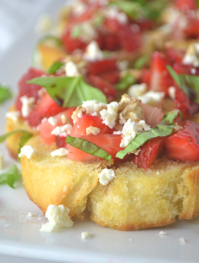 Strawberry Bruschetta | Fridge to Fork