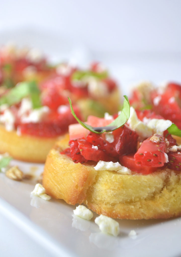 Strawberry Bruschetta | Fridge to Fork