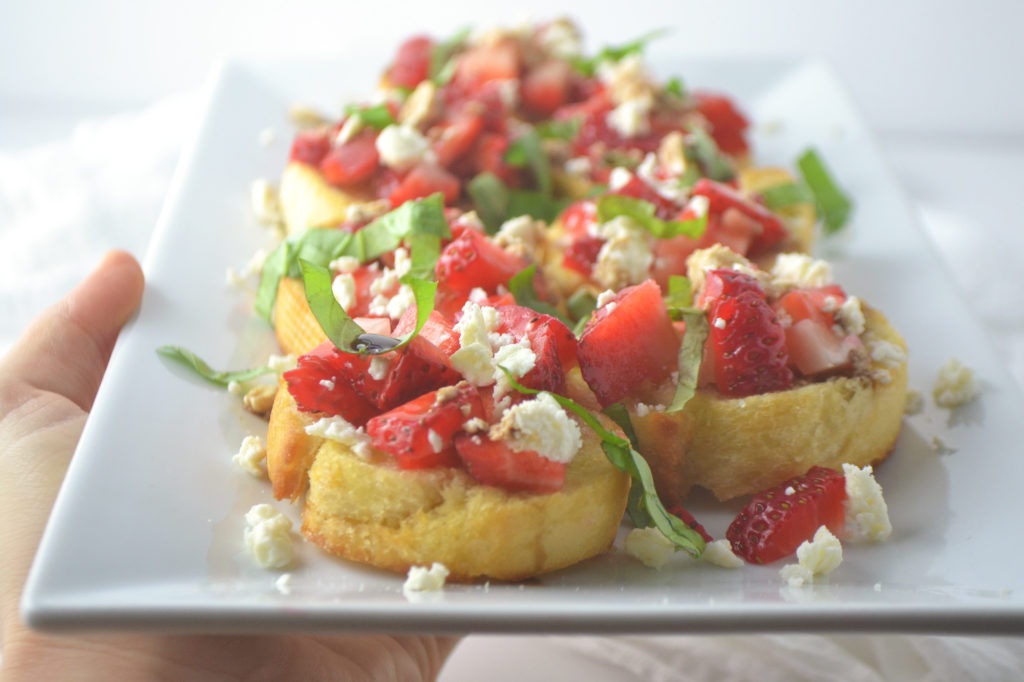 Strawberry Bruschetta | Fridge to Fork