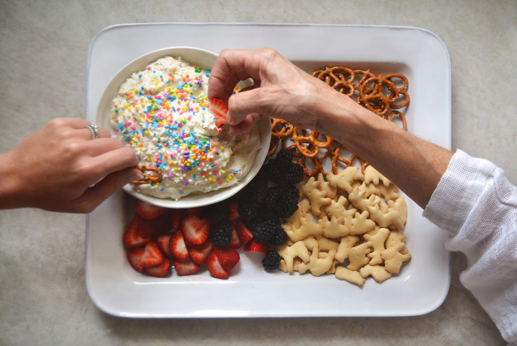 Cake Batter Dip with Sprinkles | Fridge to Fork