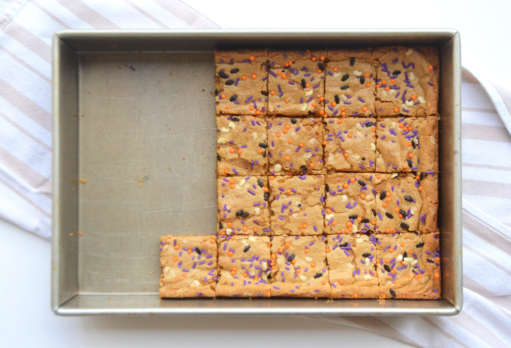 Easy Blondies (Halloween Edition) | Fridge to Fork